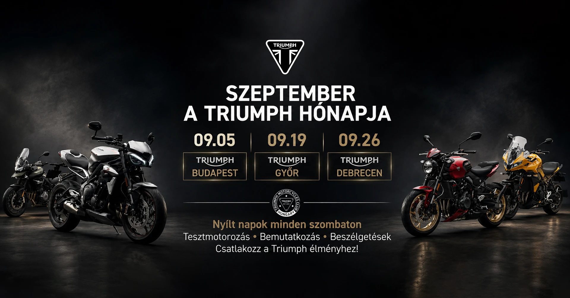 SZEPTEMBER A TRIUMPH HÓNAPJA - DEBRECEN